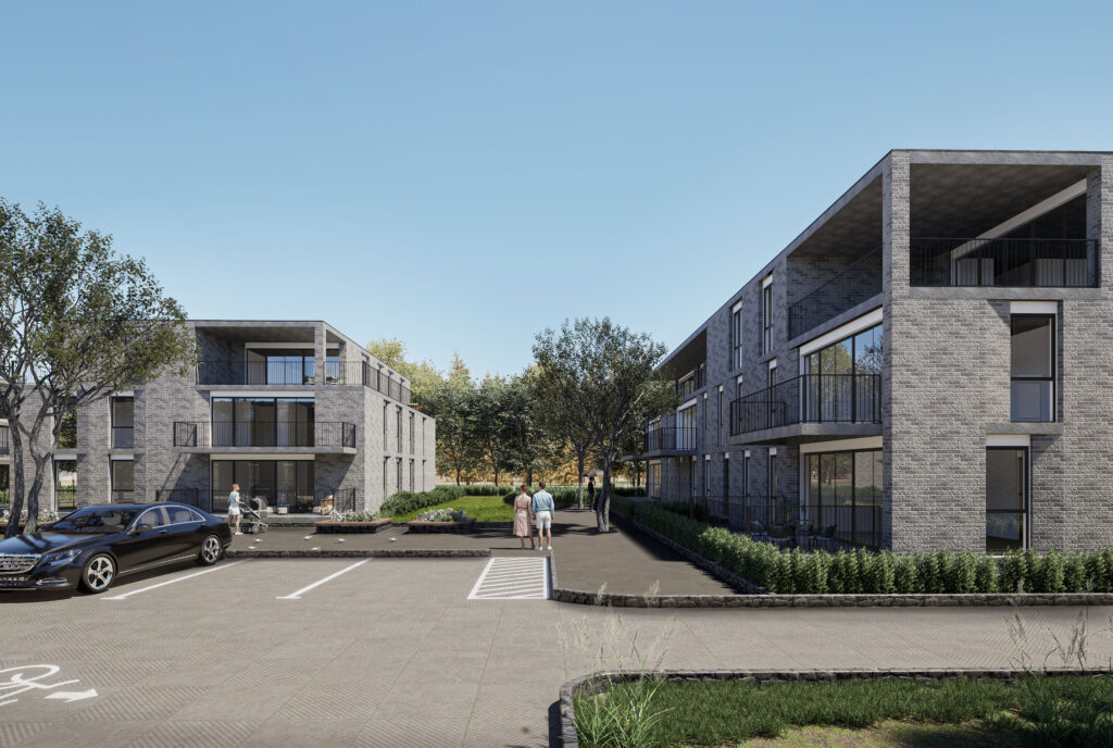 Innenhof - Mehrfamilienhaus